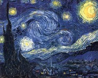 The Starry Night, c.1889 Fine Art Print