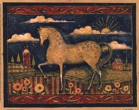 Farmhouse Horse Fine Art Print
