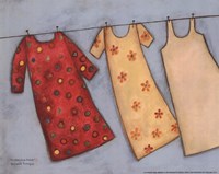 Clothesline Fresh by Bernadette Deming - 10" x 8"