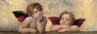 The Cherubim Putti Angels of The Sistine Madonna, c.1514 Fine Art Print
