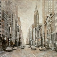 To The Chrysler Building Fine Art Print
