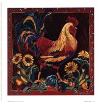 Rooster Rustic Fine Art Print