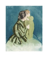 Peasant Mother And Child Fine Art Print