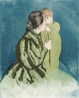 Peasant Mother And Child Fine Art Print