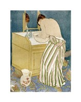 Woman Bathing Fine Art Print
