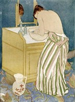 Woman Bathing Fine Art Print