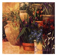 Flower Pots Left by Art Fronckowiak - 26" x 26"