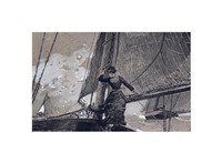 Yachting Girl Fine Art Print