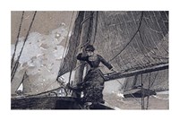 Yachting Girl Fine Art Print