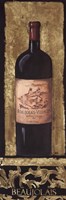 Beaujolais Wine Bottle Fine Art Print