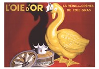 L'oie D'or Fine Art Print