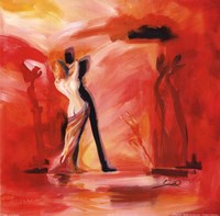Romance in Red II by Alfred Gockel - 10" x 10"