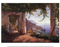 View to the Amalfi Coast Fine Art Print