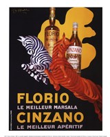 Florio e Cinzano, 1930 Framed Print