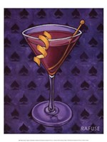 Martini Royale - Spades by Will Rafuse - 12" x 16"