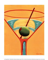 Sunglow Martini III Framed Print