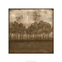 Trees At Dusk II Giclee