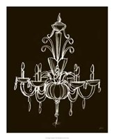 Elegant Chandelier II Giclee