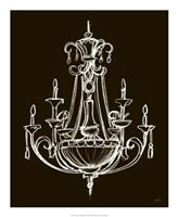 Elegant Chandelier III Giclee