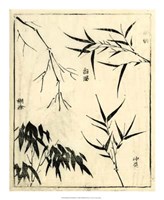 Bamboo Woodblock I Giclee