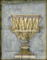 Small Urn And Damask IV Fine Art Print