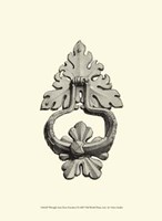 Wrought Iron Door Knocker I Fine Art Print