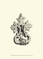 Wrought Iron Door Knocker II Fine Art Print