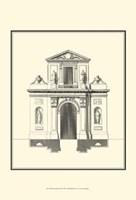 Bandw Parisian Facade II Fine Art Print