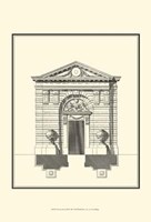 Bandw Parisian Facade III Fine Art Print