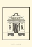 Bandw Parisian Facade IV Fine Art Print