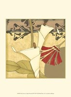 Mini Nouveau Graphic Botanical III Fine Art Print