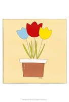 Primary Petals I Fine Art Print