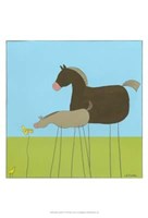 Stick-Leg Horse II Fine Art Print