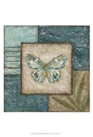 Large Butterfly Montage II Framed Print