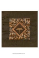 Dragonfly Relief I Fine Art Print