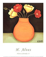 Flores Coloridas II Fine Art Print