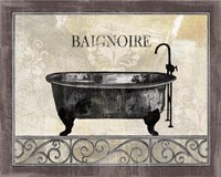 Bath Silhouette I Fine Art Print
