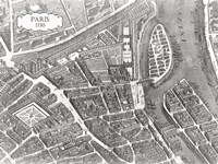 Plan Of Paris, 1730 (I) Fine Art Print