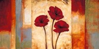 Poppies In Rhythm I Fine Art Print