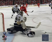 Marc-Andre Fleury in Game 5 of the 2008 NHL Stanley Cup Finals; Action #17 Fine Art Print