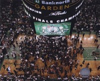 TD Banknorth Garden, Game 6 of the 2008 NBA Finals; Celebration #28 Framed Print