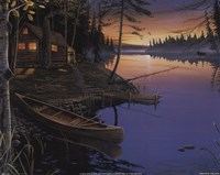 Canoe at the Cabin Fine Art Print
