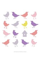 Animal Sudoku in Pink I Framed Print