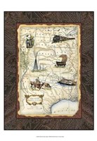 Midwest States Map Fine Art Print