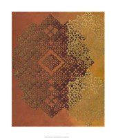 Golden Henna I Fine Art Print