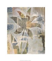 Collage and Silhouette II Fine Art Print