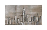 Metropolitan Skyline II Fine Art Print