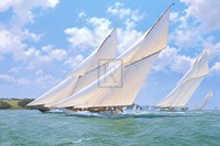 Lulworth Racing Britannia and Westward of Cowes Fine Art Print