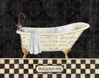 French Bathtub II Fine Art Print