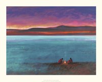 Dusk At Lake Turkhana Fine Art Print